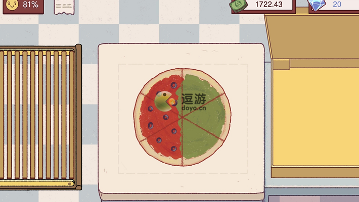 可口的披萨美味的披萨西瓜披萨